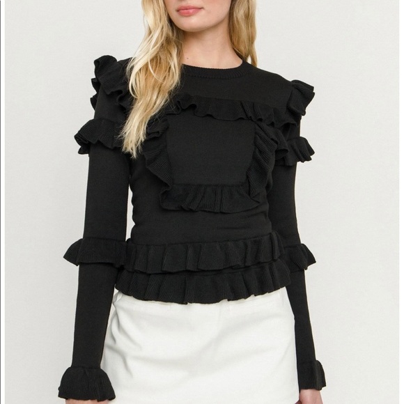 New Endless Rose ruffle sweater - Picture 10 of 12